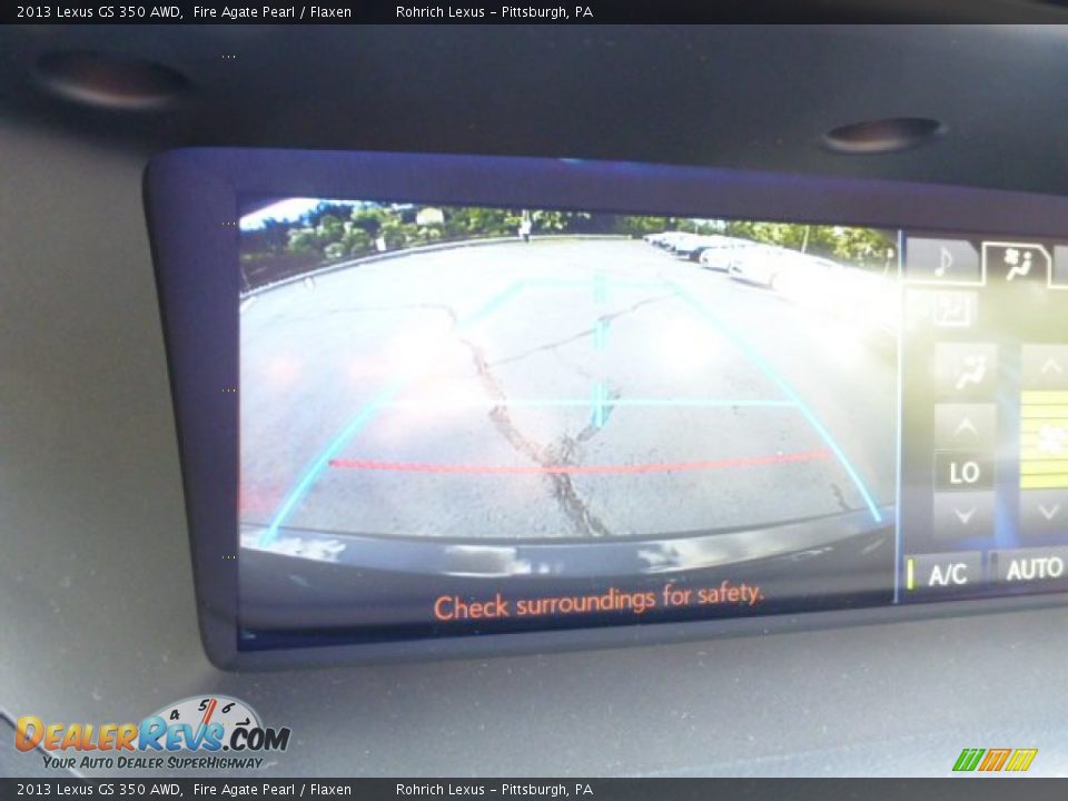 2013 Lexus GS 350 AWD Fire Agate Pearl / Flaxen Photo #18