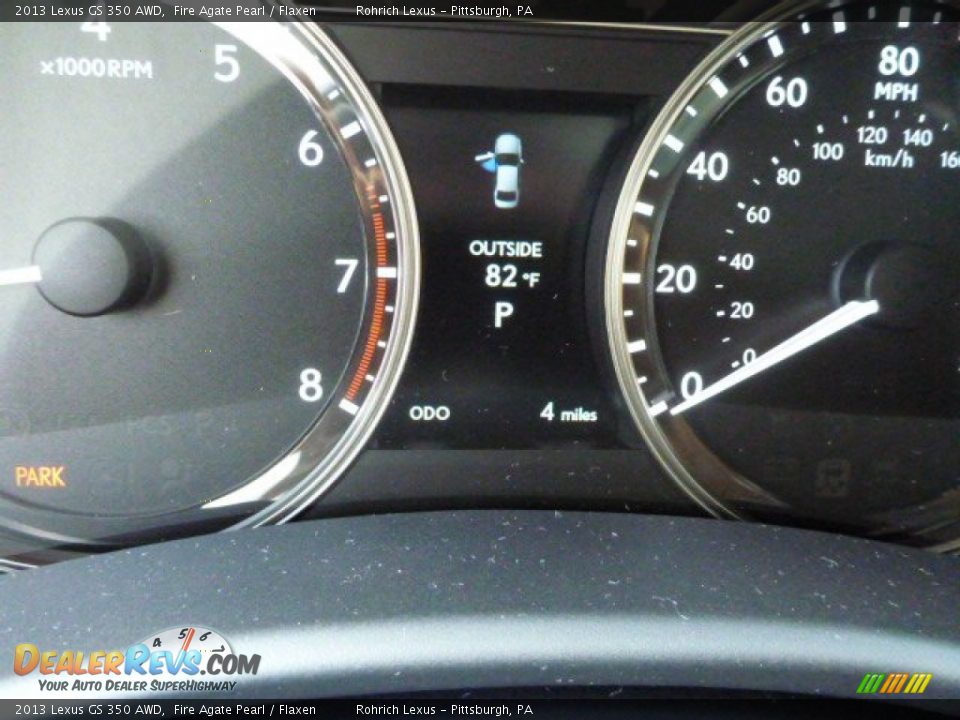 2013 Lexus GS 350 AWD Fire Agate Pearl / Flaxen Photo #20
