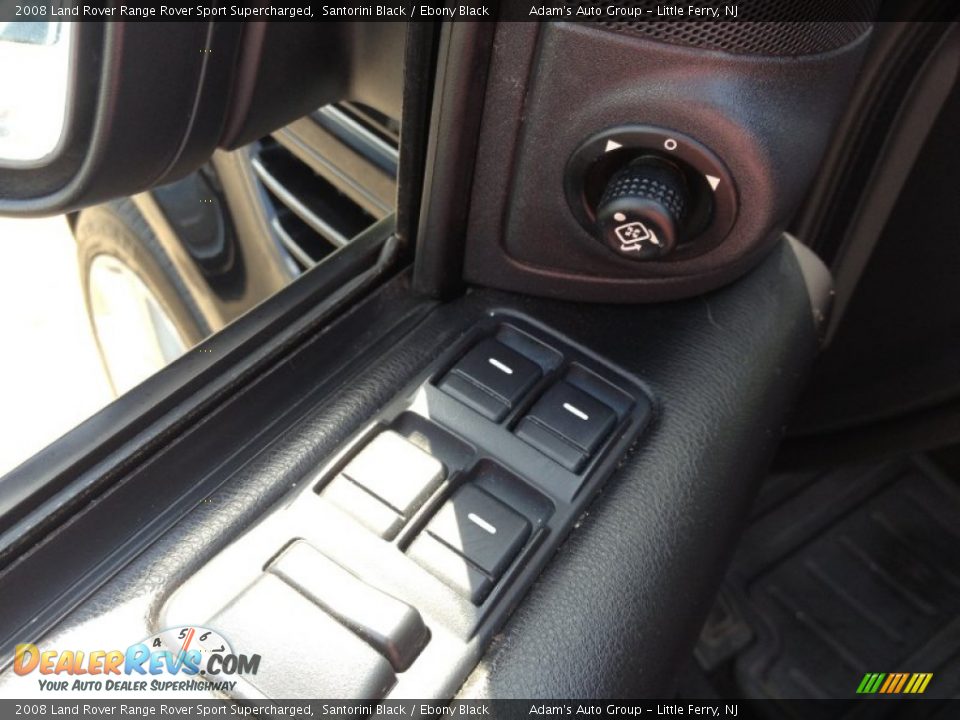 2008 Land Rover Range Rover Sport Supercharged Santorini Black / Ebony Black Photo #17