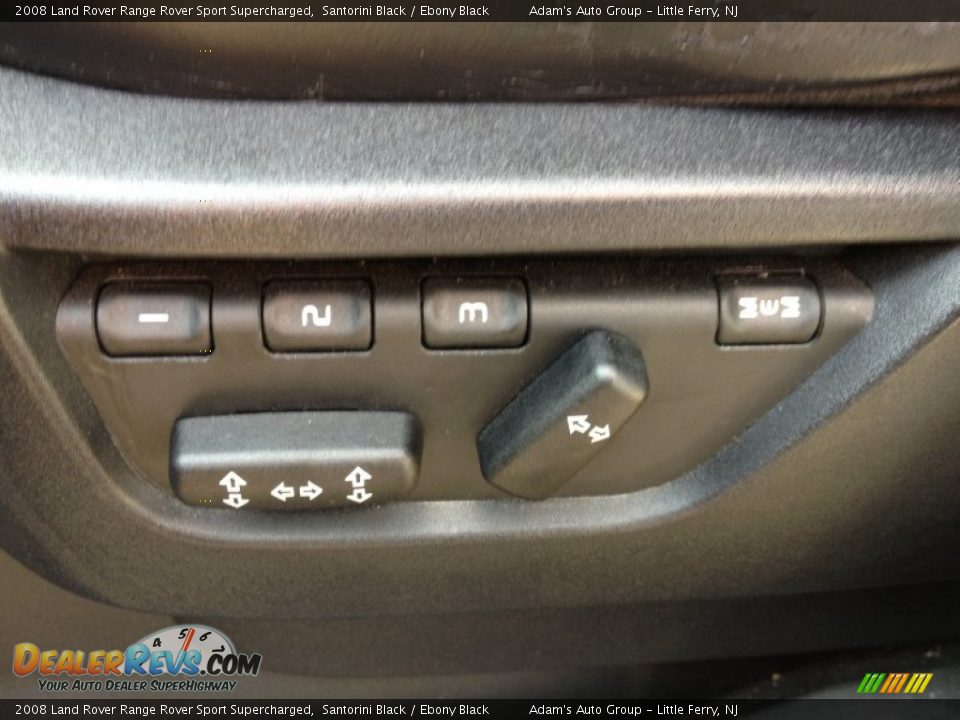 2008 Land Rover Range Rover Sport Supercharged Santorini Black / Ebony Black Photo #20