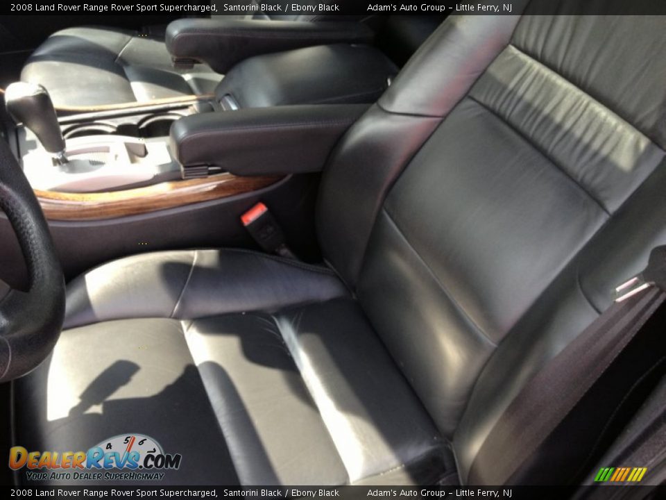 2008 Land Rover Range Rover Sport Supercharged Santorini Black / Ebony Black Photo #21