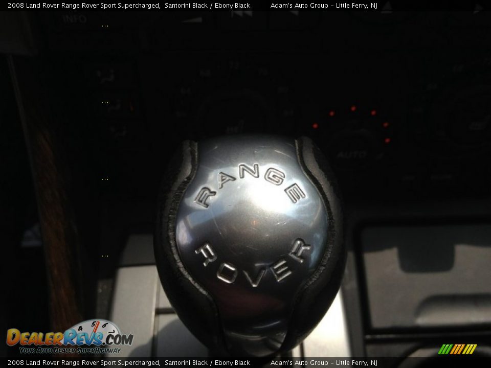 2008 Land Rover Range Rover Sport Supercharged Santorini Black / Ebony Black Photo #34