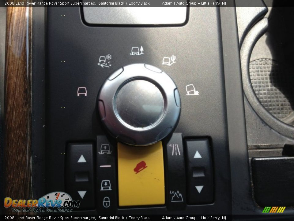 2008 Land Rover Range Rover Sport Supercharged Santorini Black / Ebony Black Photo #35