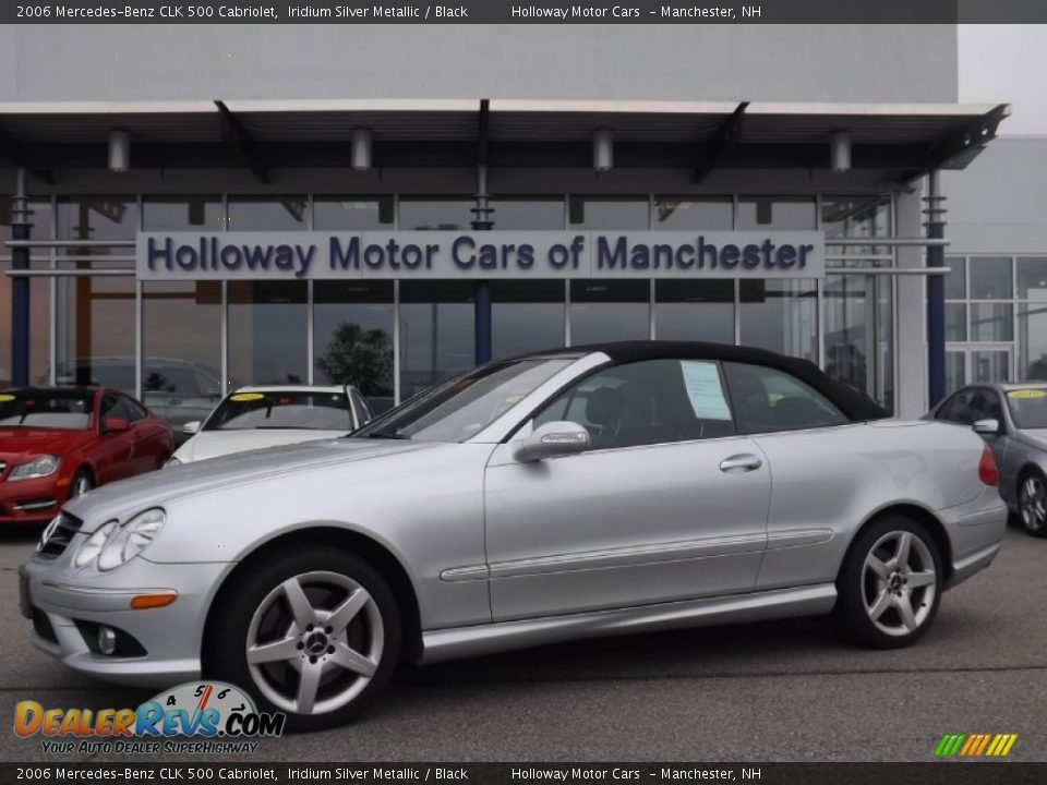 2006 Mercedes-Benz CLK 500 Cabriolet Iridium Silver Metallic / Black Photo #1