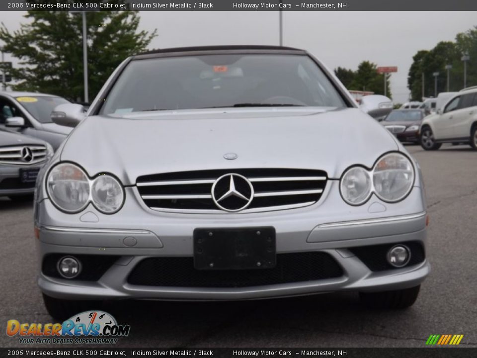 2006 Mercedes-Benz CLK 500 Cabriolet Iridium Silver Metallic / Black Photo #2