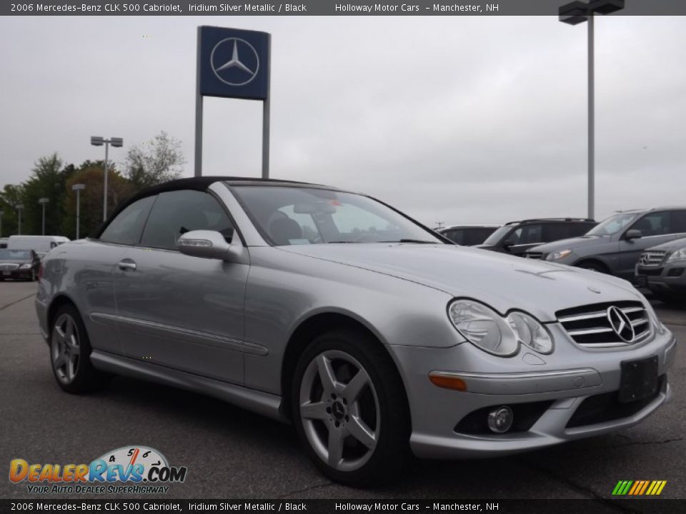 2006 Mercedes-Benz CLK 500 Cabriolet Iridium Silver Metallic / Black Photo #3