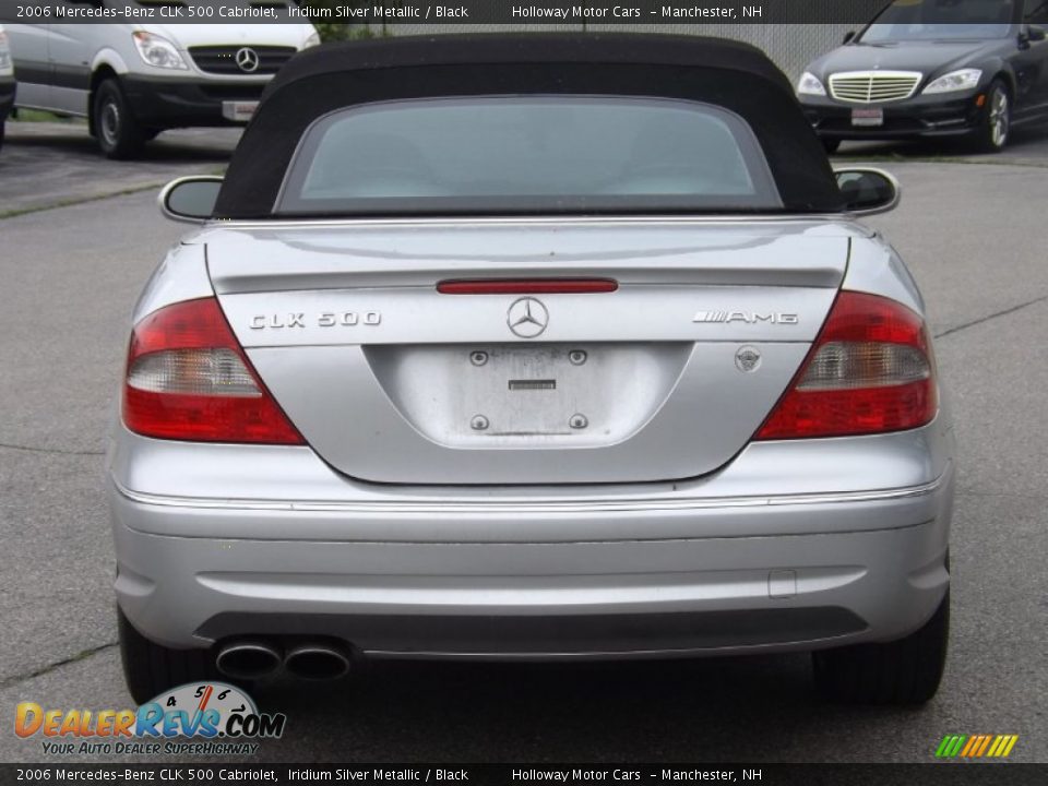 2006 Mercedes-Benz CLK 500 Cabriolet Iridium Silver Metallic / Black Photo #4