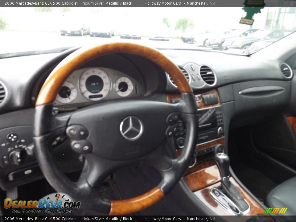 2006 Mercedes-Benz CLK 500 Cabriolet Iridium Silver Metallic / Black Photo #7