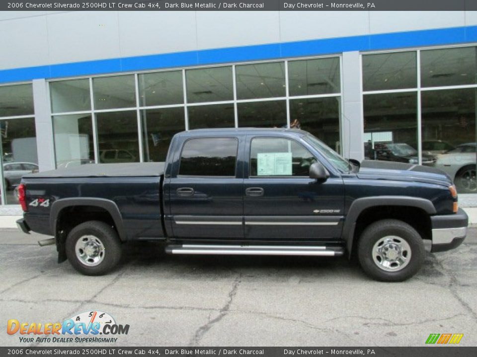 2006 Chevrolet Silverado 2500HD LT Crew Cab 4x4 Dark Blue Metallic / Dark Charcoal Photo #2