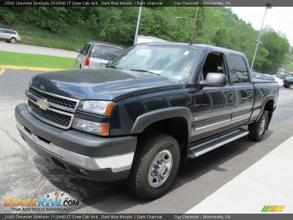 2006 Chevrolet Silverado 2500HD LT Crew Cab 4x4 Dark Blue Metallic / Dark Charcoal Photo #5