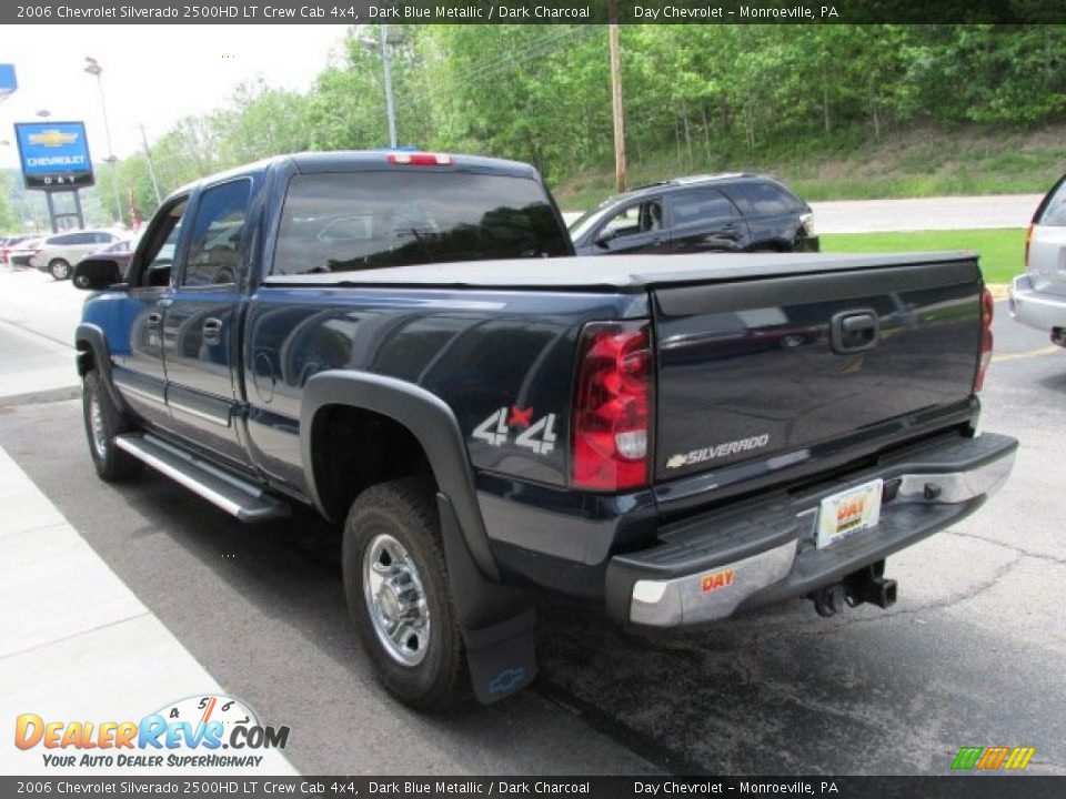 2006 Chevrolet Silverado 2500HD LT Crew Cab 4x4 Dark Blue Metallic / Dark Charcoal Photo #6
