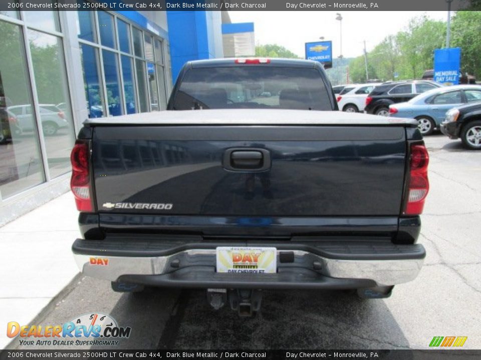 2006 Chevrolet Silverado 2500HD LT Crew Cab 4x4 Dark Blue Metallic / Dark Charcoal Photo #7