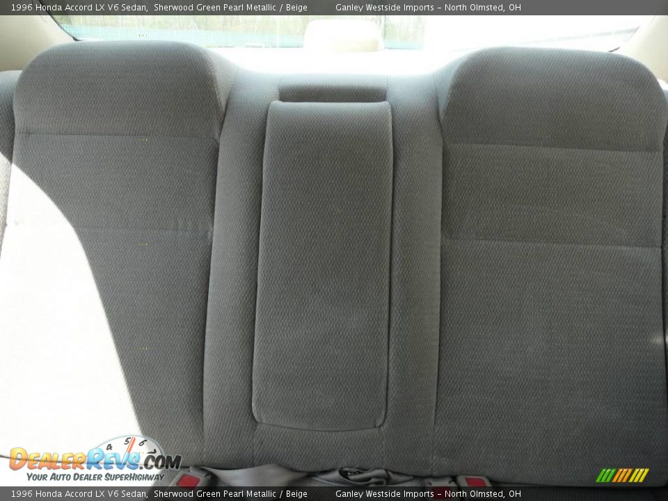 1996 Honda Accord LX V6 Sedan Sherwood Green Pearl Metallic / Beige Photo #24
