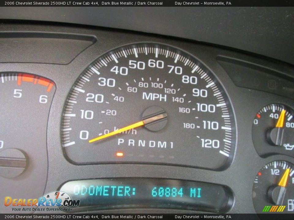 2006 Chevrolet Silverado 2500HD LT Crew Cab 4x4 Dark Blue Metallic / Dark Charcoal Photo #20