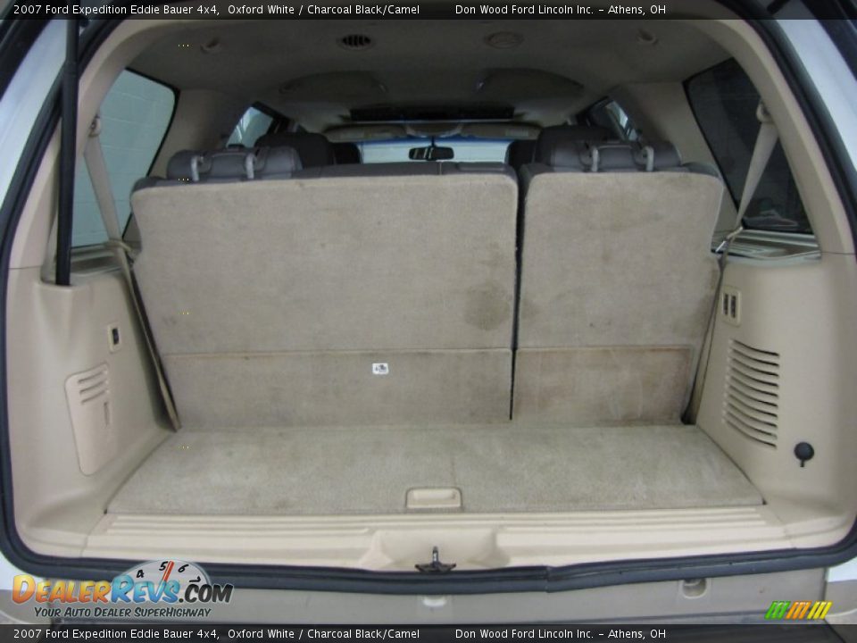 2007 Ford Expedition Eddie Bauer 4x4 Oxford White / Charcoal Black/Camel Photo #4
