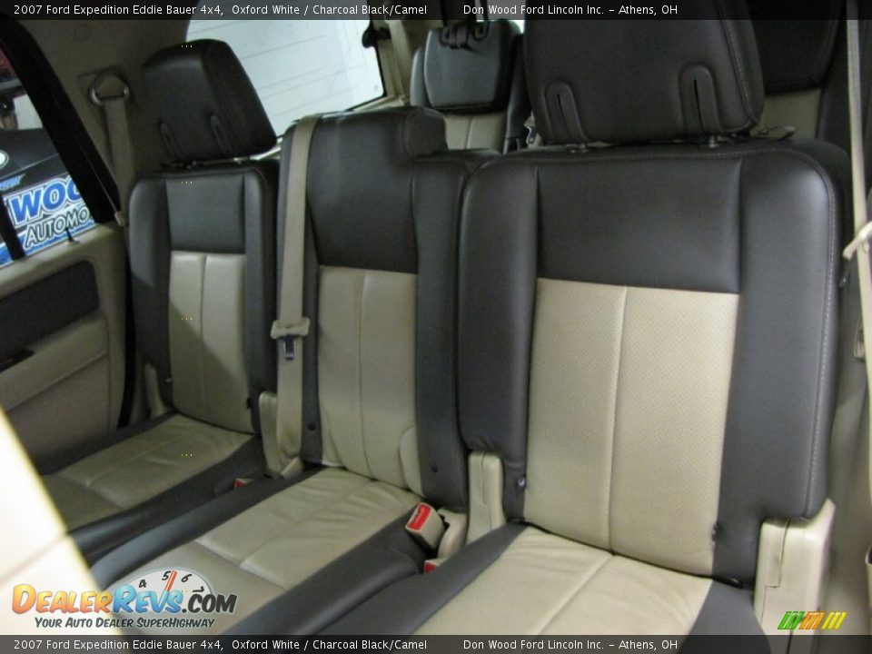 2007 Ford Expedition Eddie Bauer 4x4 Oxford White / Charcoal Black/Camel Photo #9