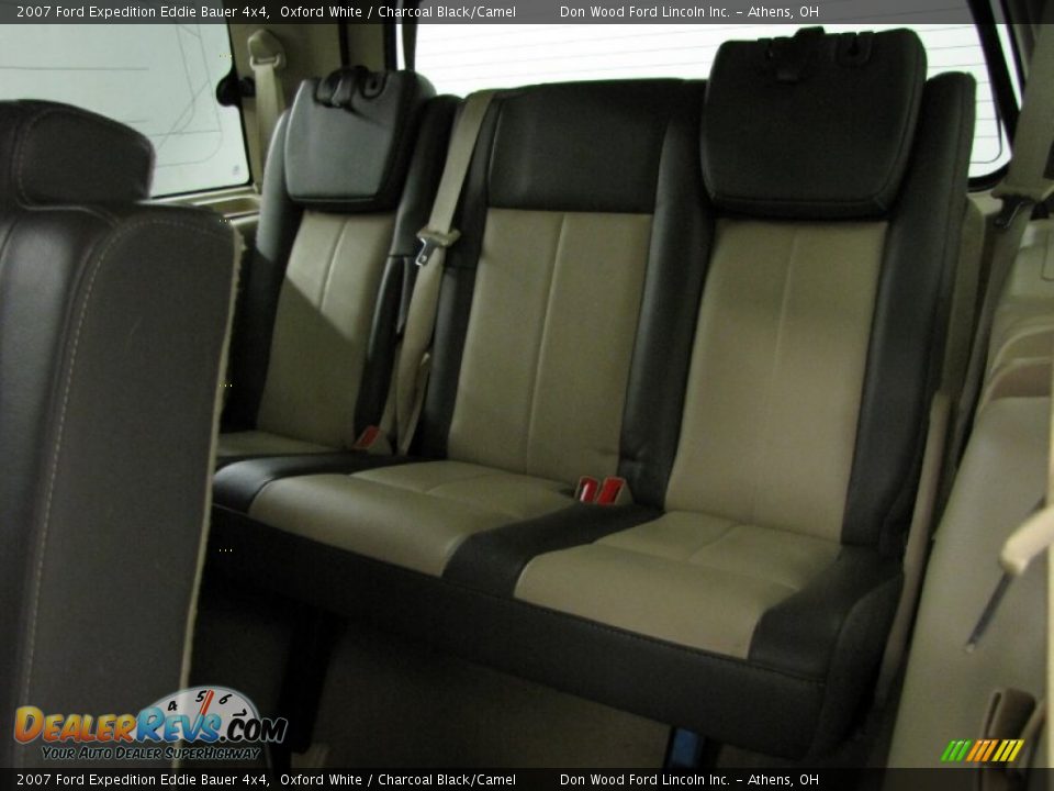 2007 Ford Expedition Eddie Bauer 4x4 Oxford White / Charcoal Black/Camel Photo #10