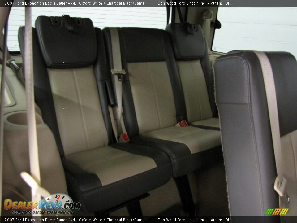 2007 Ford Expedition Eddie Bauer 4x4 Oxford White / Charcoal Black/Camel Photo #11