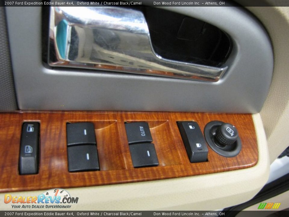 2007 Ford Expedition Eddie Bauer 4x4 Oxford White / Charcoal Black/Camel Photo #15