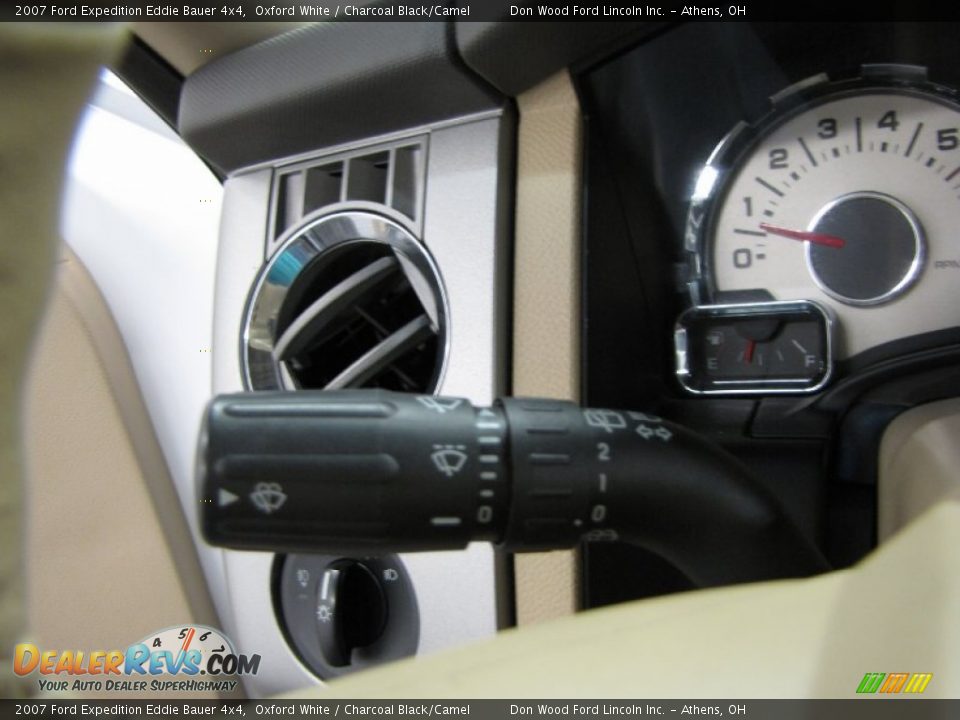 2007 Ford Expedition Eddie Bauer 4x4 Oxford White / Charcoal Black/Camel Photo #22