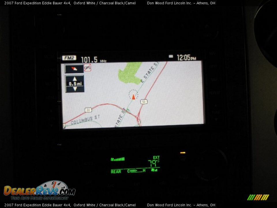 2007 Ford Expedition Eddie Bauer 4x4 Oxford White / Charcoal Black/Camel Photo #27