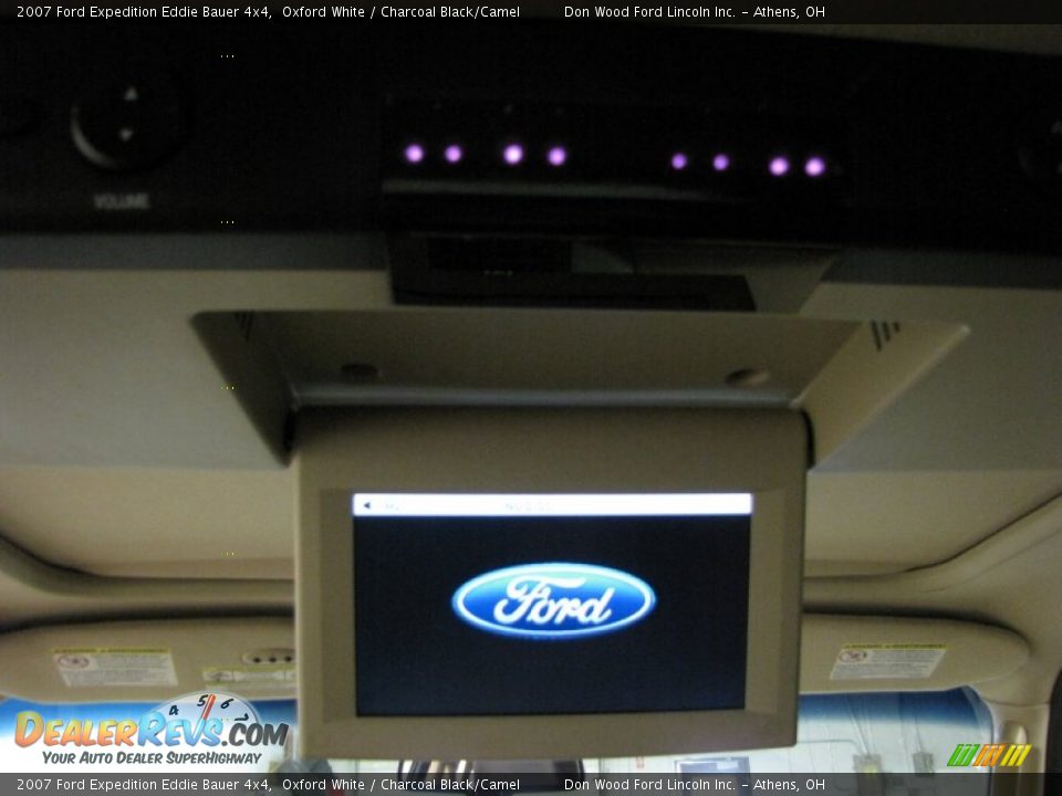 2007 Ford Expedition Eddie Bauer 4x4 Oxford White / Charcoal Black/Camel Photo #28