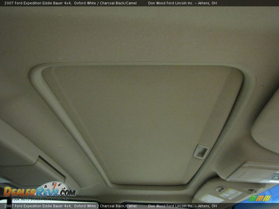 2007 Ford Expedition Eddie Bauer 4x4 Oxford White / Charcoal Black/Camel Photo #29