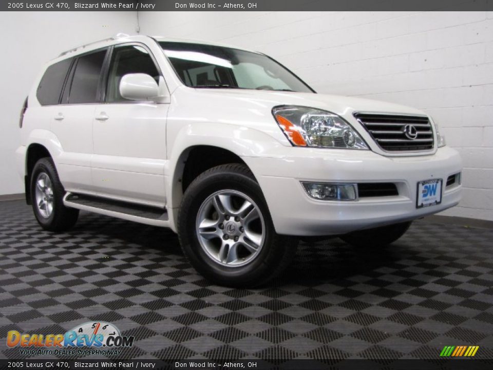 2005 Lexus GX 470 Blizzard White Pearl / Ivory Photo #1