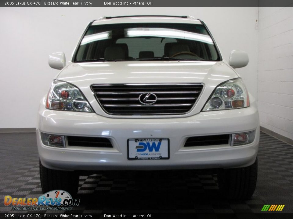 2005 Lexus GX 470 Blizzard White Pearl / Ivory Photo #2