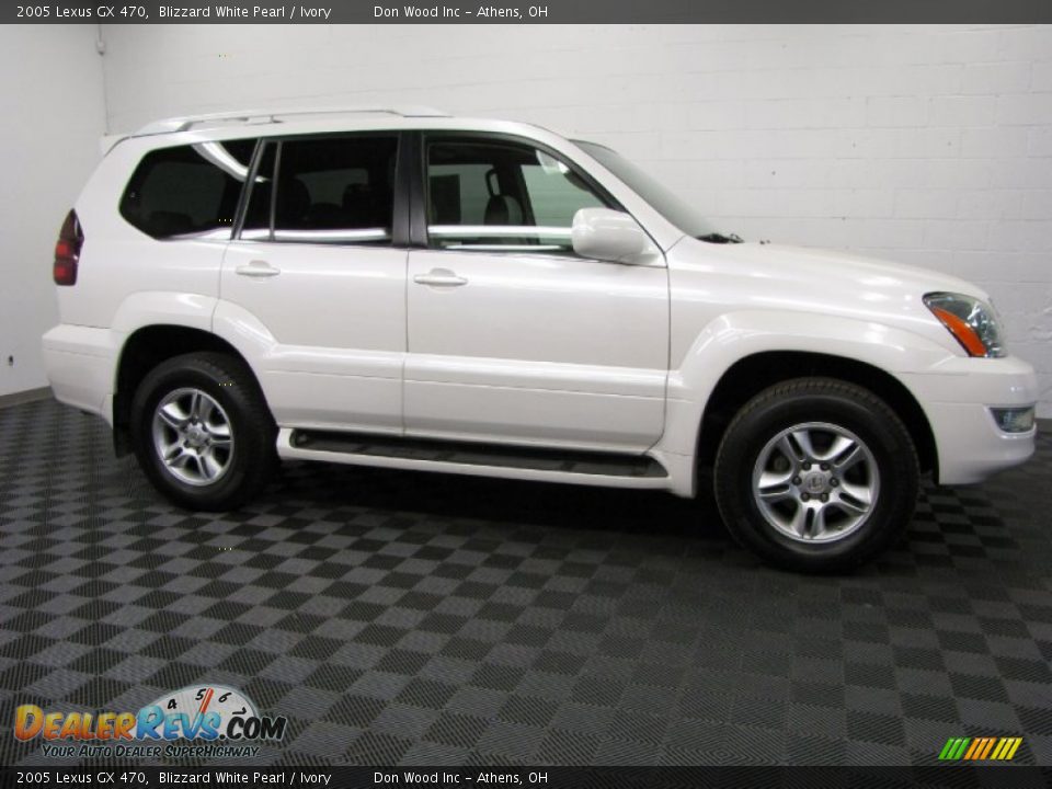 2005 Lexus GX 470 Blizzard White Pearl / Ivory Photo #3