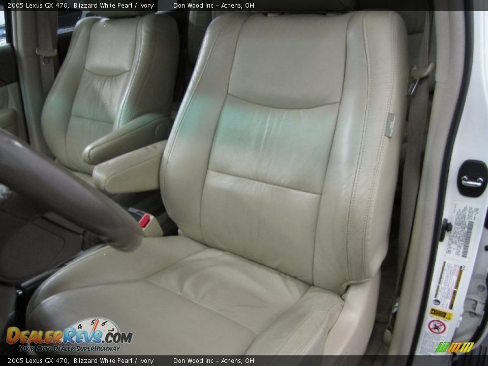 2005 Lexus GX 470 Blizzard White Pearl / Ivory Photo #6