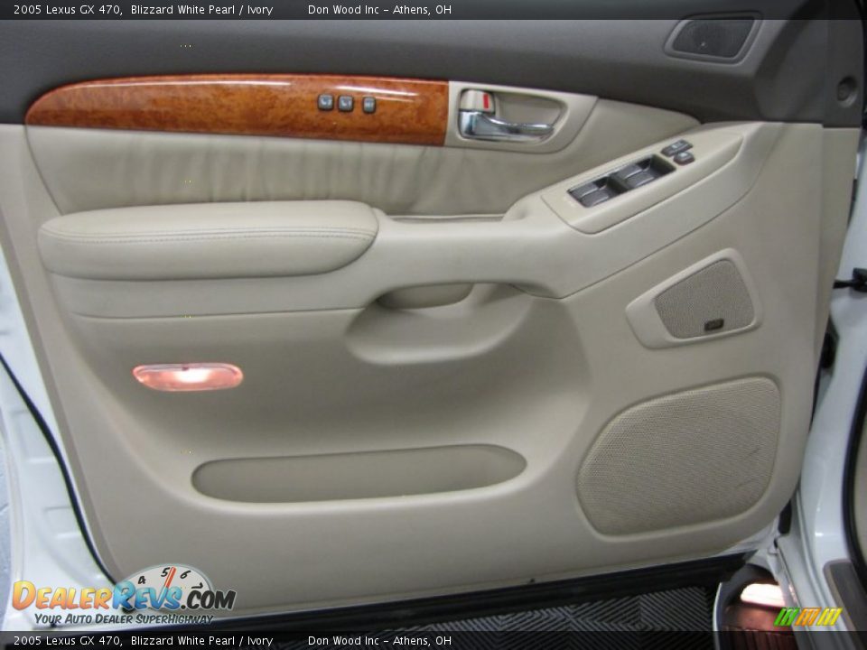2005 Lexus GX 470 Blizzard White Pearl / Ivory Photo #12
