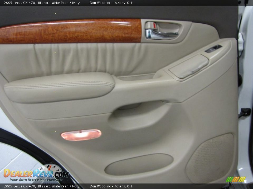 2005 Lexus GX 470 Blizzard White Pearl / Ivory Photo #14