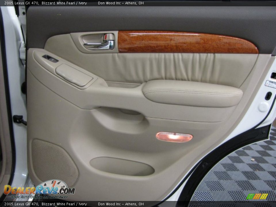 2005 Lexus GX 470 Blizzard White Pearl / Ivory Photo #15