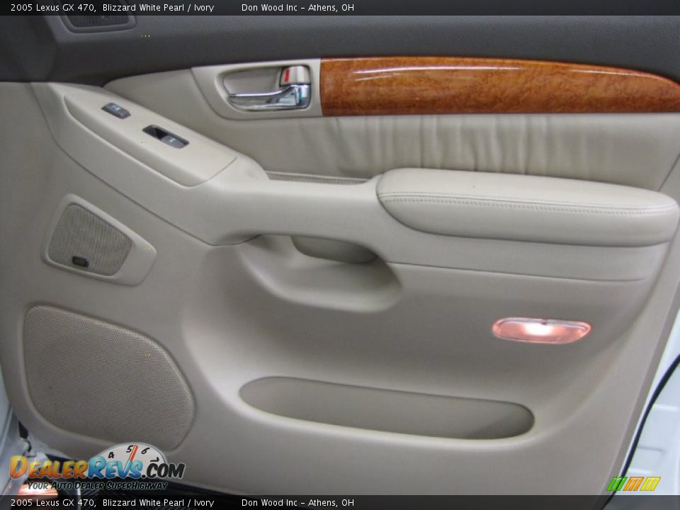 2005 Lexus GX 470 Blizzard White Pearl / Ivory Photo #16