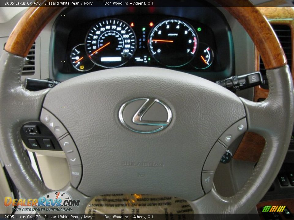 2005 Lexus GX 470 Blizzard White Pearl / Ivory Photo #17