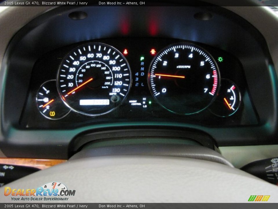 2005 Lexus GX 470 Blizzard White Pearl / Ivory Photo #18