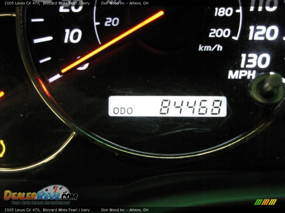 2005 Lexus GX 470 Blizzard White Pearl / Ivory Photo #19