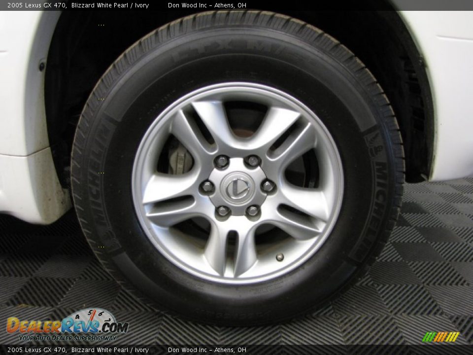 2005 Lexus GX 470 Blizzard White Pearl / Ivory Photo #27
