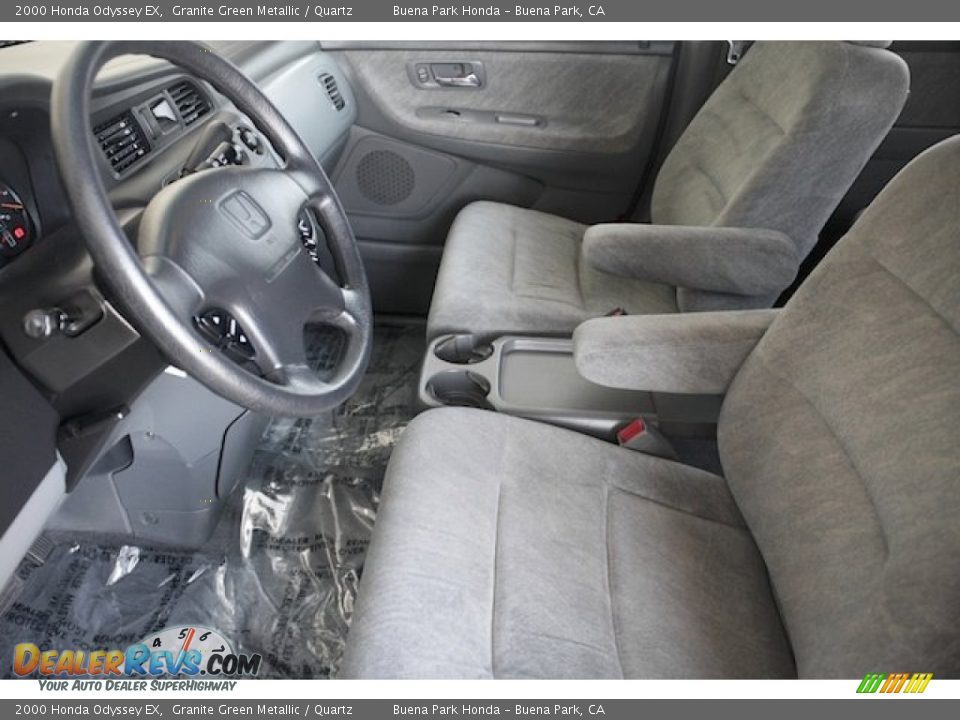 2000 Honda Odyssey EX Granite Green Metallic / Quartz Photo #3