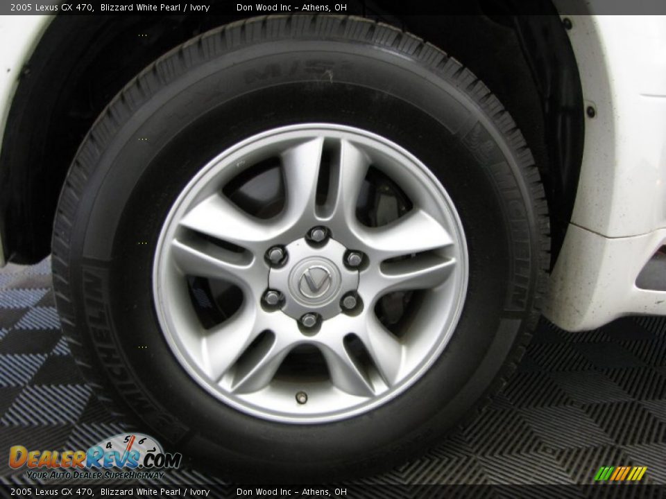 2005 Lexus GX 470 Blizzard White Pearl / Ivory Photo #28