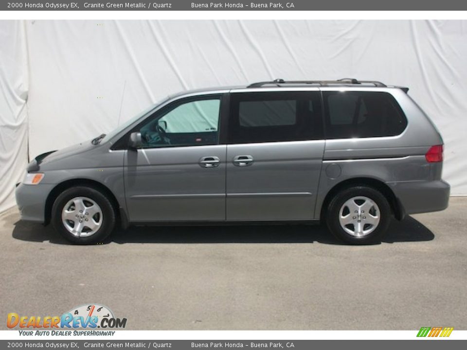 2000 Honda Odyssey EX Granite Green Metallic / Quartz Photo #8