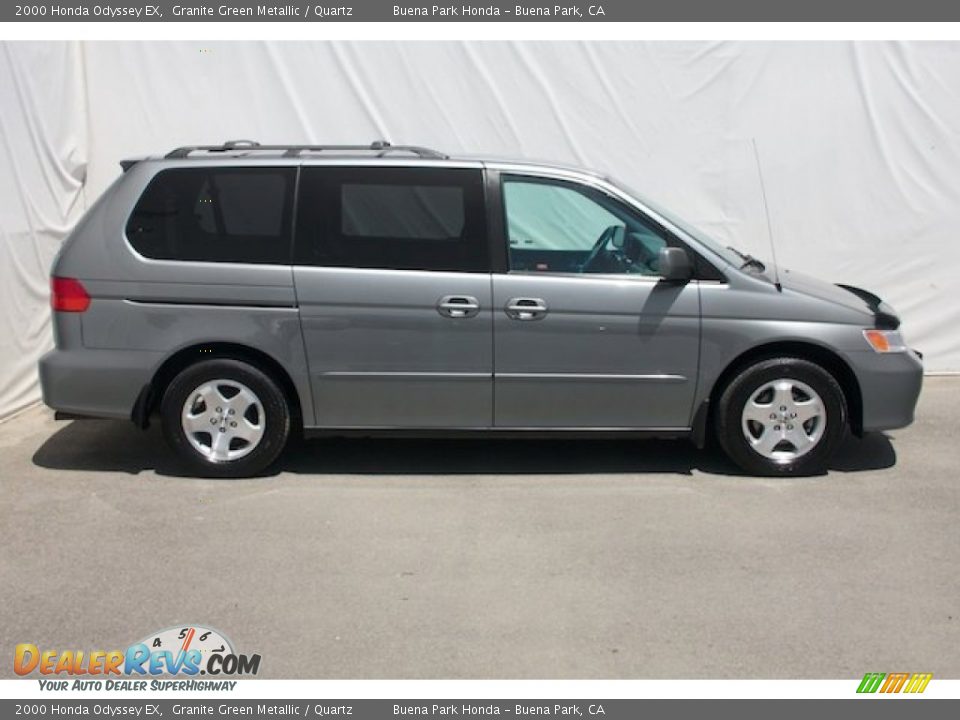 2000 Honda Odyssey EX Granite Green Metallic / Quartz Photo #10