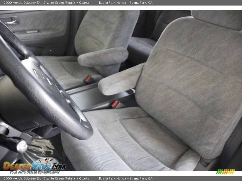 2000 Honda Odyssey EX Granite Green Metallic / Quartz Photo #14