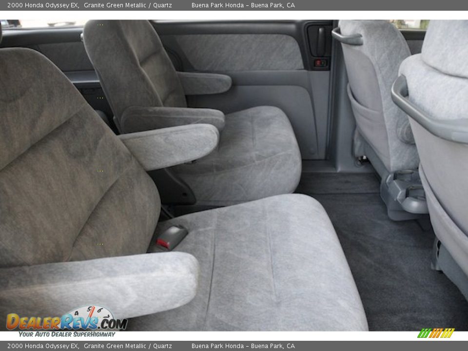 2000 Honda Odyssey EX Granite Green Metallic / Quartz Photo #21