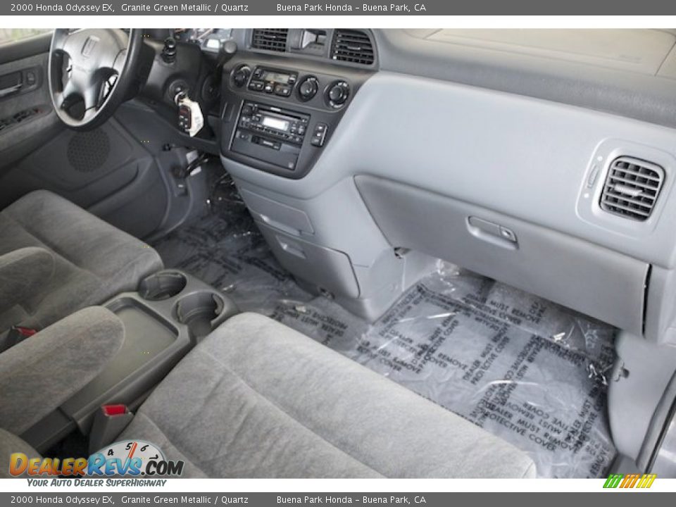 2000 Honda Odyssey EX Granite Green Metallic / Quartz Photo #26