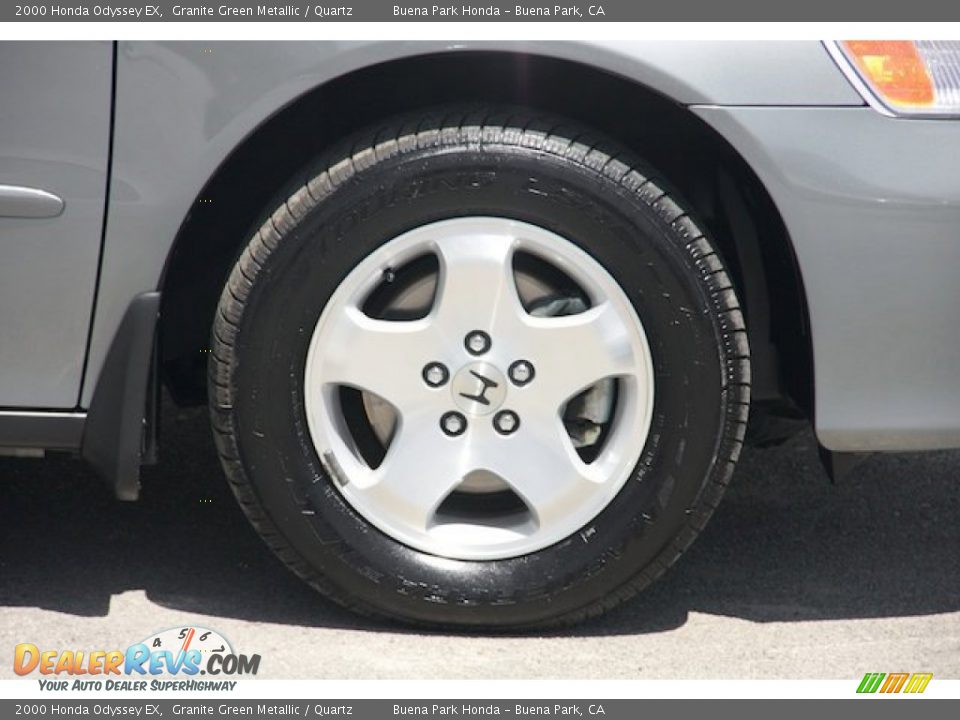 2000 Honda Odyssey EX Granite Green Metallic / Quartz Photo #33