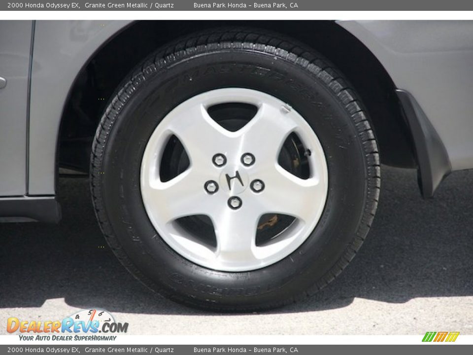 2000 Honda Odyssey EX Granite Green Metallic / Quartz Photo #34