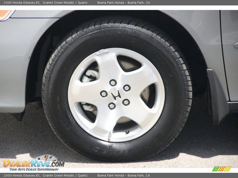 2000 Honda Odyssey EX Granite Green Metallic / Quartz Photo #35