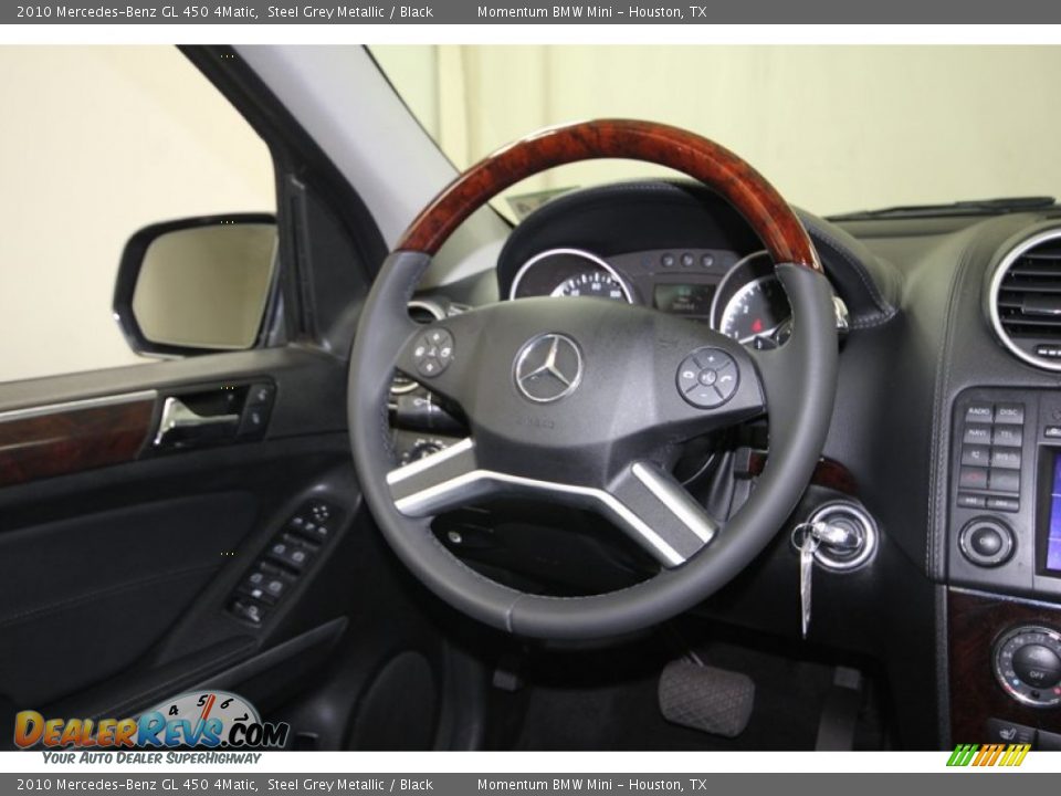 2010 Mercedes-Benz GL 450 4Matic Steel Grey Metallic / Black Photo #29